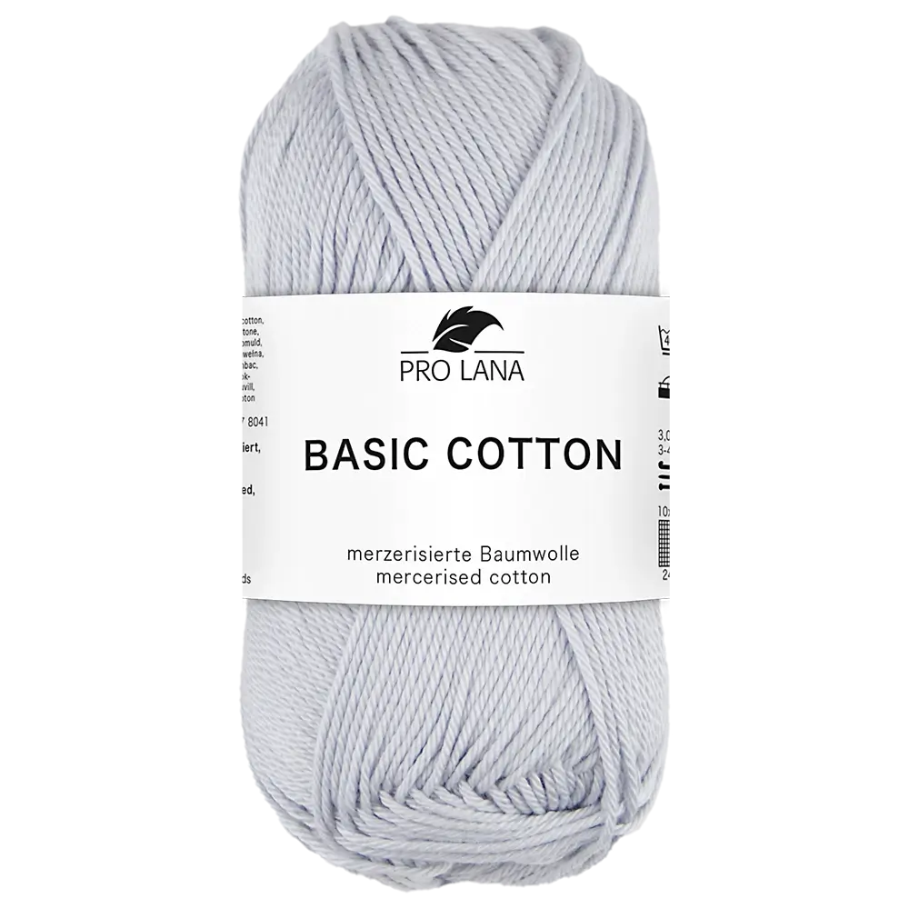 #Farbe_Pro Lana Basic Cotton | 91 Hellgrau
