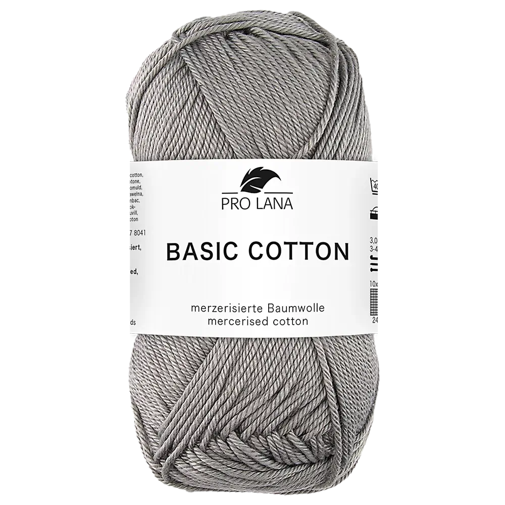 #Farbe_Pro Lana Basic Cotton | 95 Mittelgrau