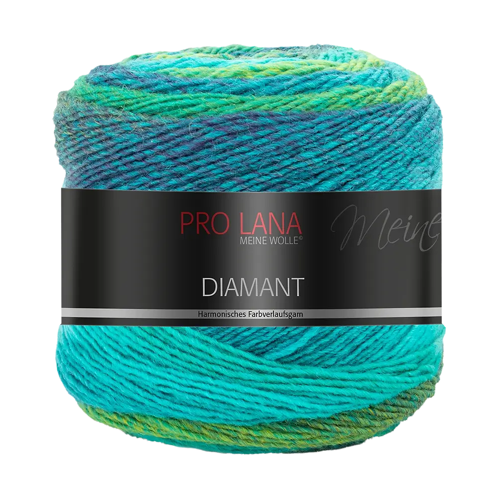 #Farbe_Pro Lana Diamant | 86 Grün-Türkis-Blau