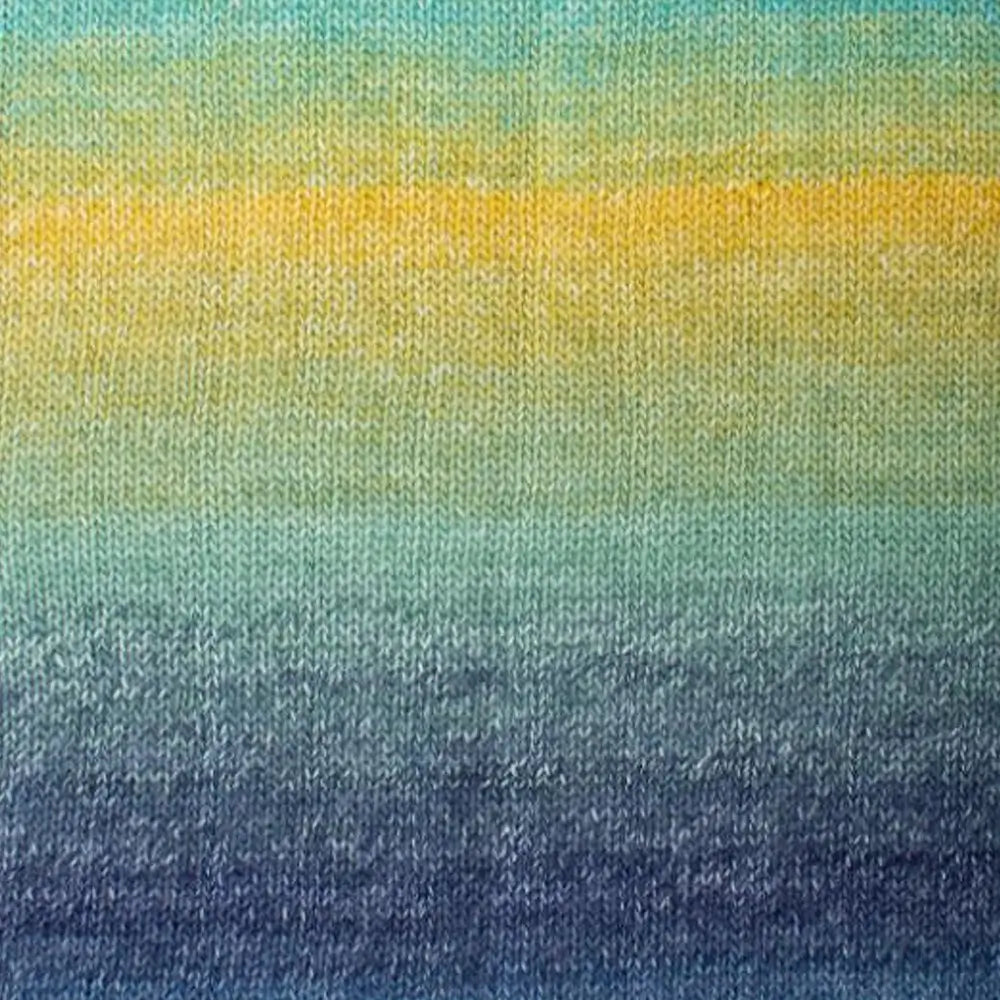 #Farbe_Pro Lana Diamant | 90 Blau-Türkis-Gelb