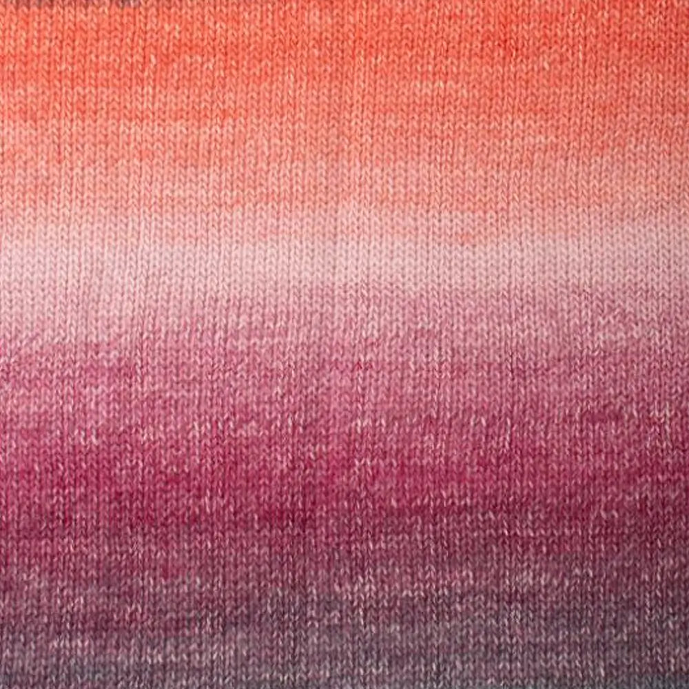 #Farbe_Pro Lana Diamant | 91 Beere-Orange-Grau