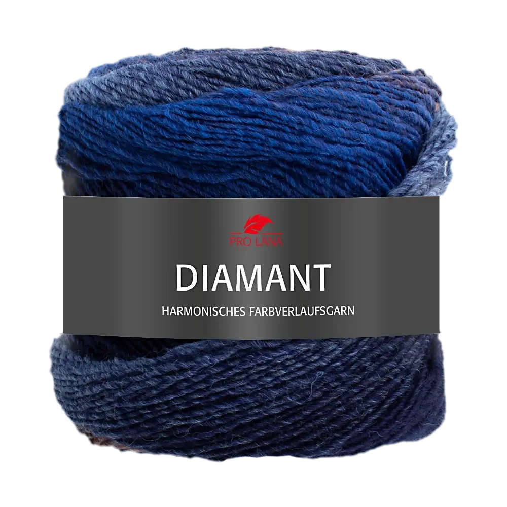 #Farbe_Pro Lana Diamant | 92 Blau-Hellblau-Braun