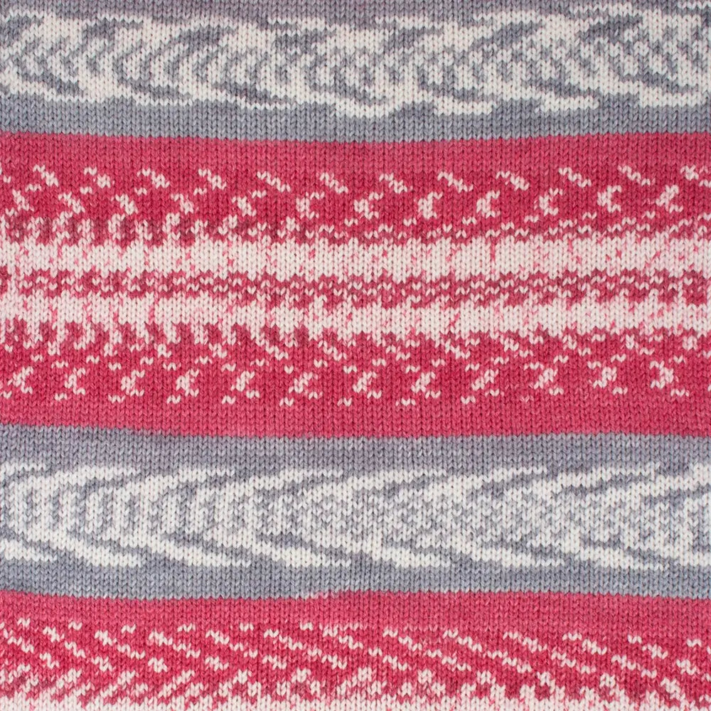 #Farbe_Pro Lana Fjord | 83 Beere-Grau-Weiß