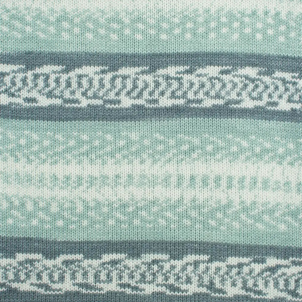 #Farbe_Pro Lana Fjord | 85 Mint-Petrol-Weiß