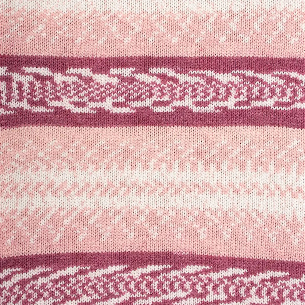 #Farbe_Pro Lana Fjord | 89 Beere-Altrosa-Weiß