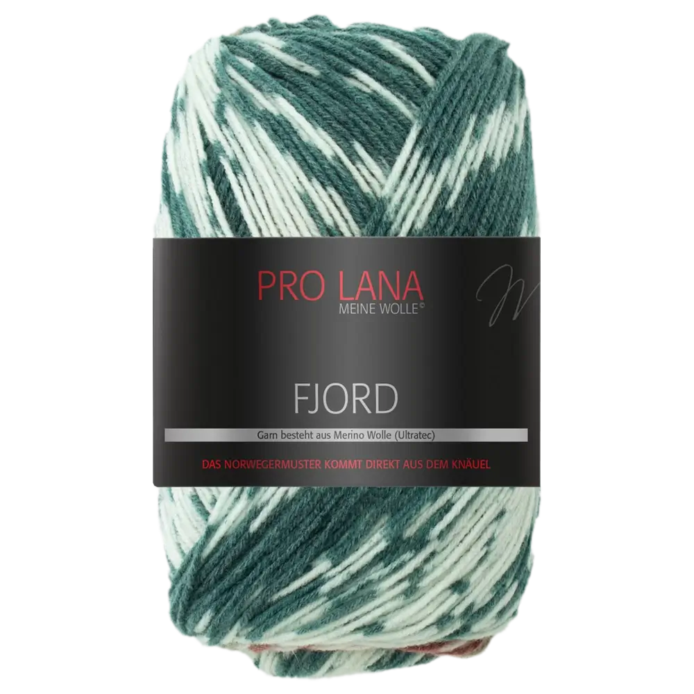 #Farbe_Pro Lana Fjord | 92 Jade-Weiß-Rost
