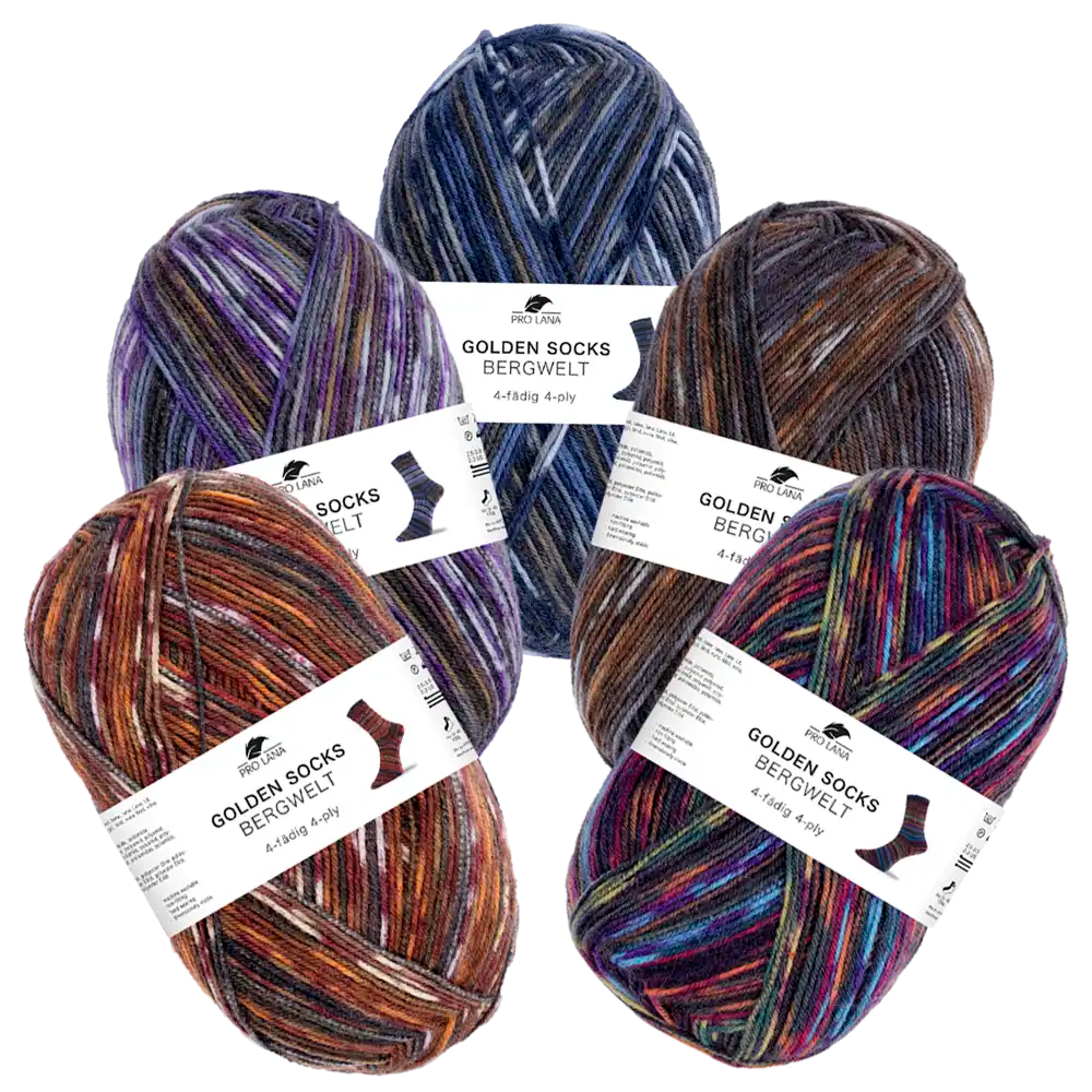 #Farbe_Golden Socks Bergwelt | 278067 5er Set