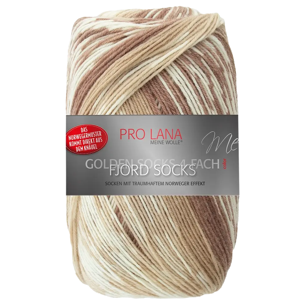 #Farbe_Pro Lana Golden Socks 4-fach Fjord Socks | 181 Beige