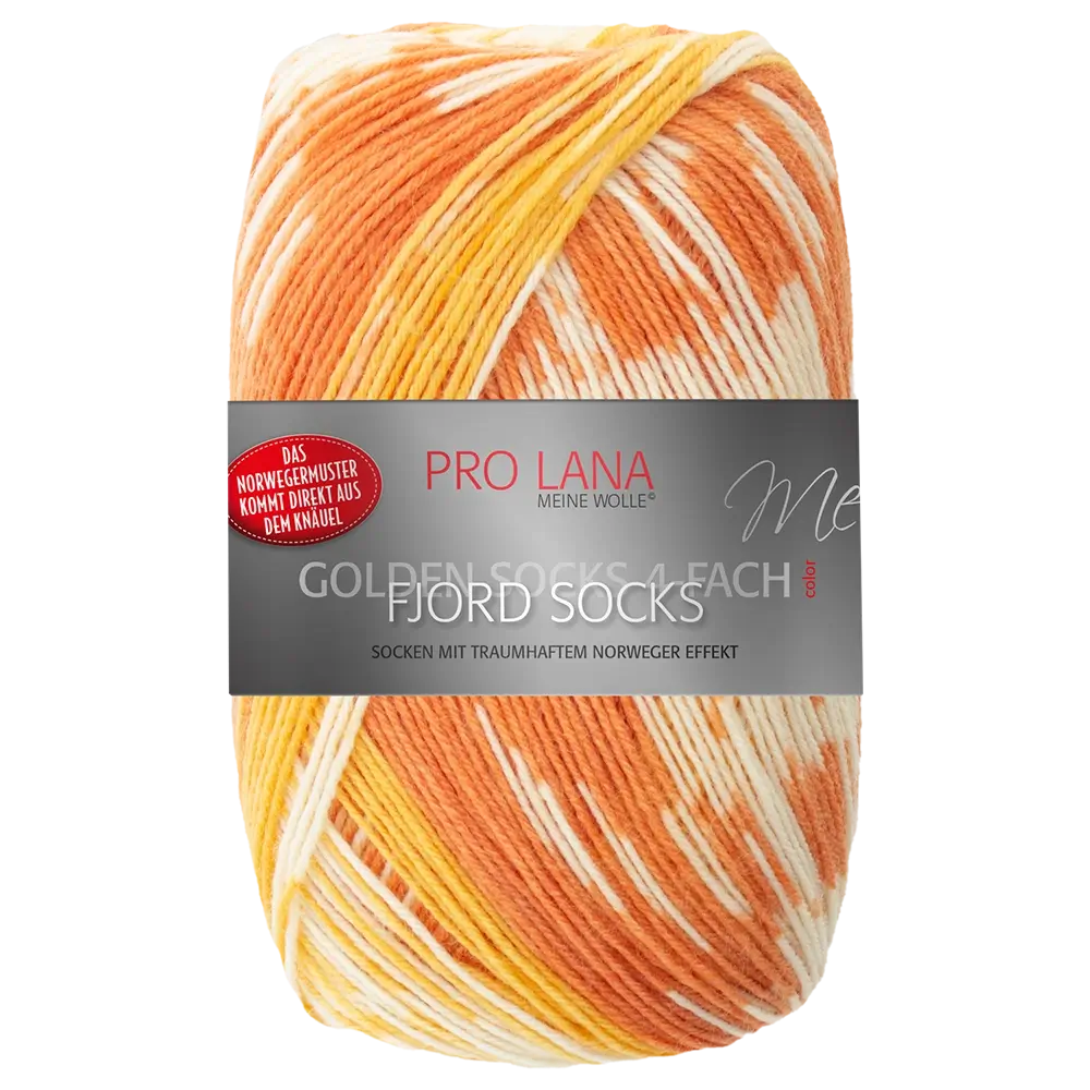 #Farbe_Pro Lana Golden Socks 4-fach Fjord Socks | 182 Gelb
