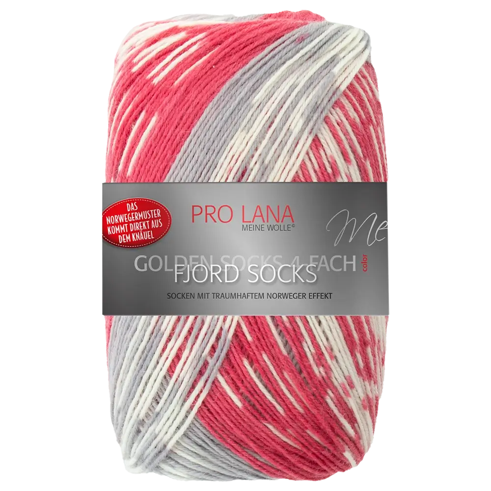 #Farbe_Pro Lana Golden Socks 4-fach Fjord Socks | 183 Rot