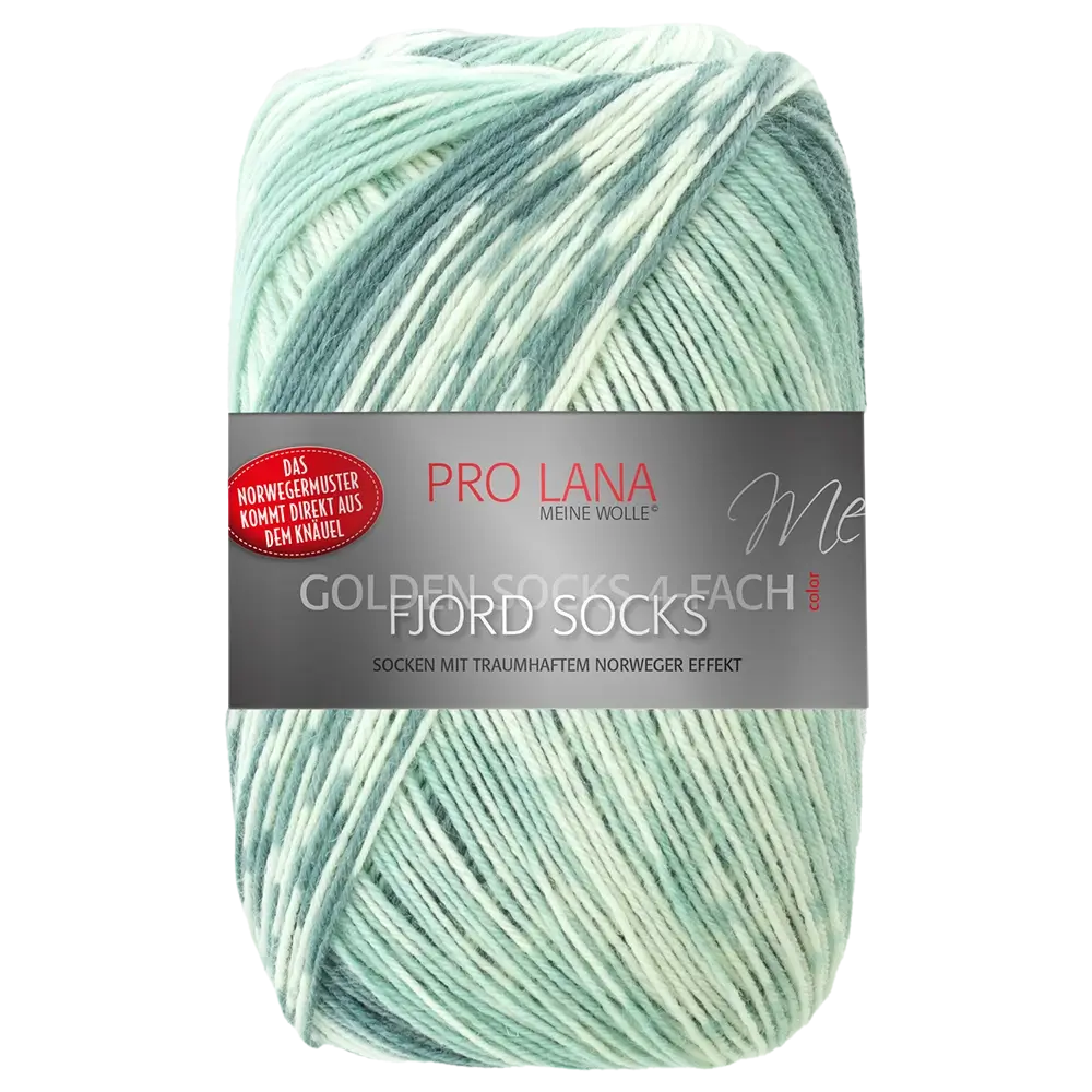 #Farbe_Pro Lana Golden Socks 4-fach Fjord Socks | 185 Mint