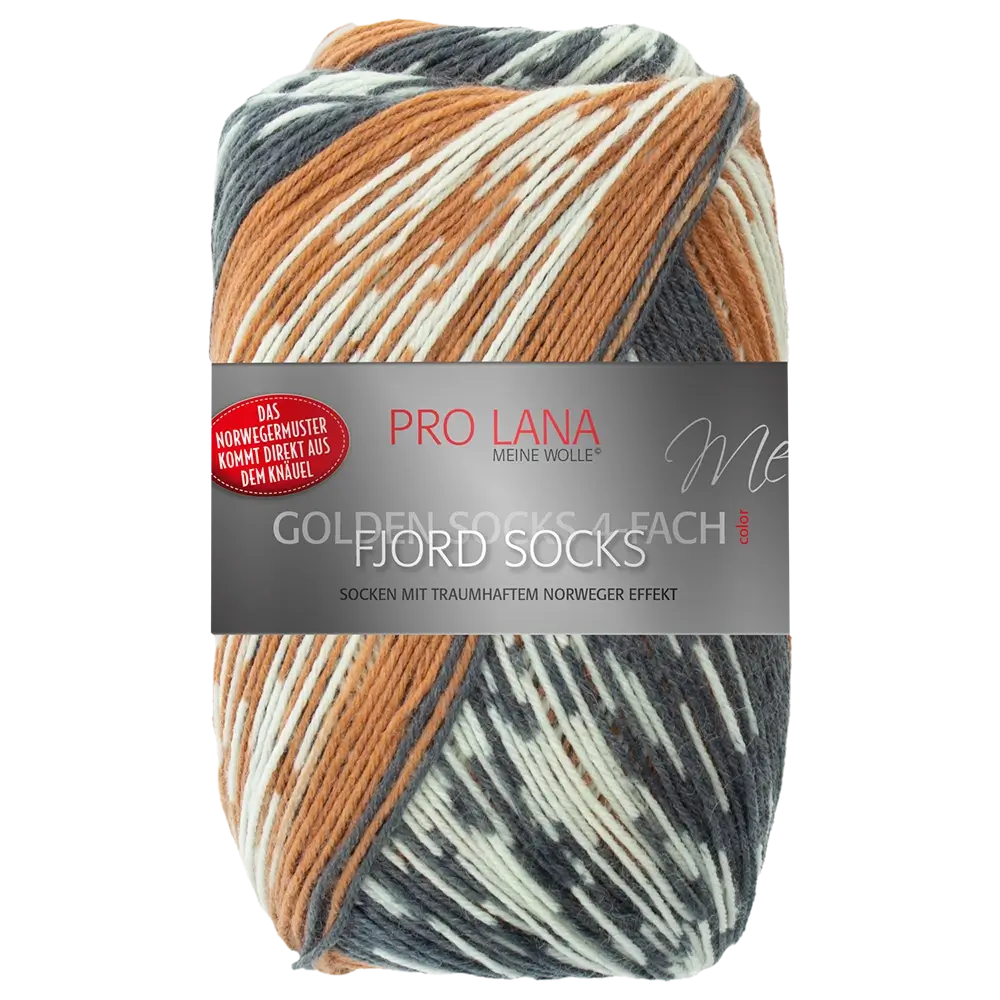 #Farbe_Pro Lana Golden Socks 4-fach Fjord Socks | 187 Curry