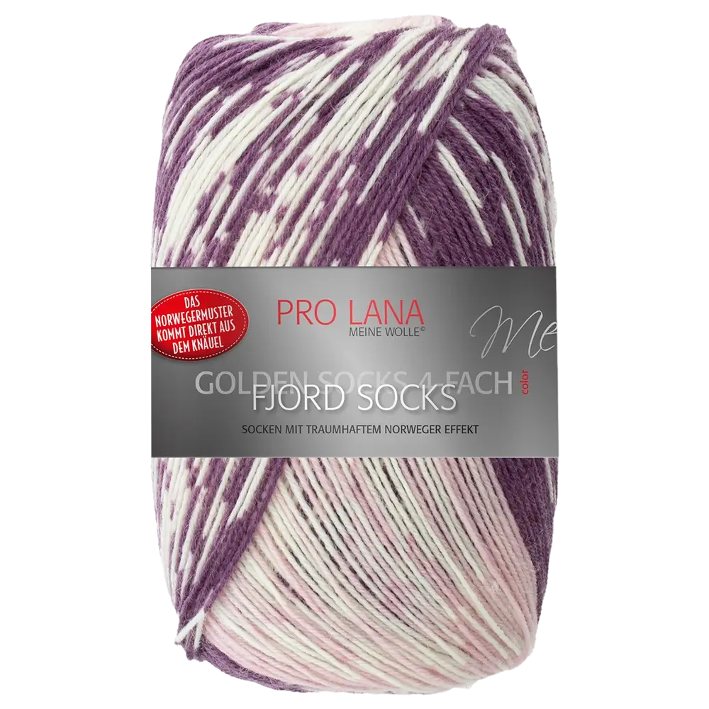 #Farbe_Pro Lana Golden Socks 4-fach Fjord Socks | 188 Pflaume