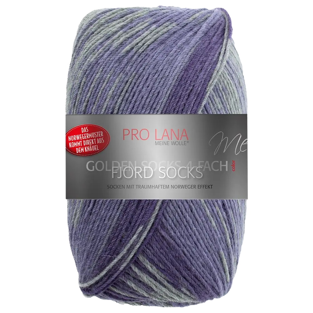 #Farbe_Pro Lana Golden Socks 4-fach Fjord Socks | 192 Violett