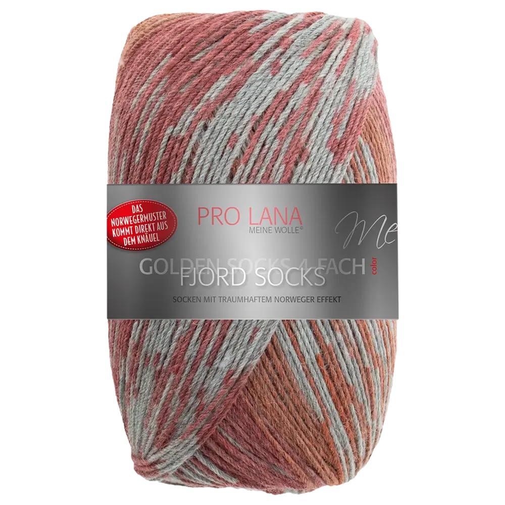 #Farbe_Pro Lana Golden Socks 4-fach Fjord Socks | 195 Terracotta