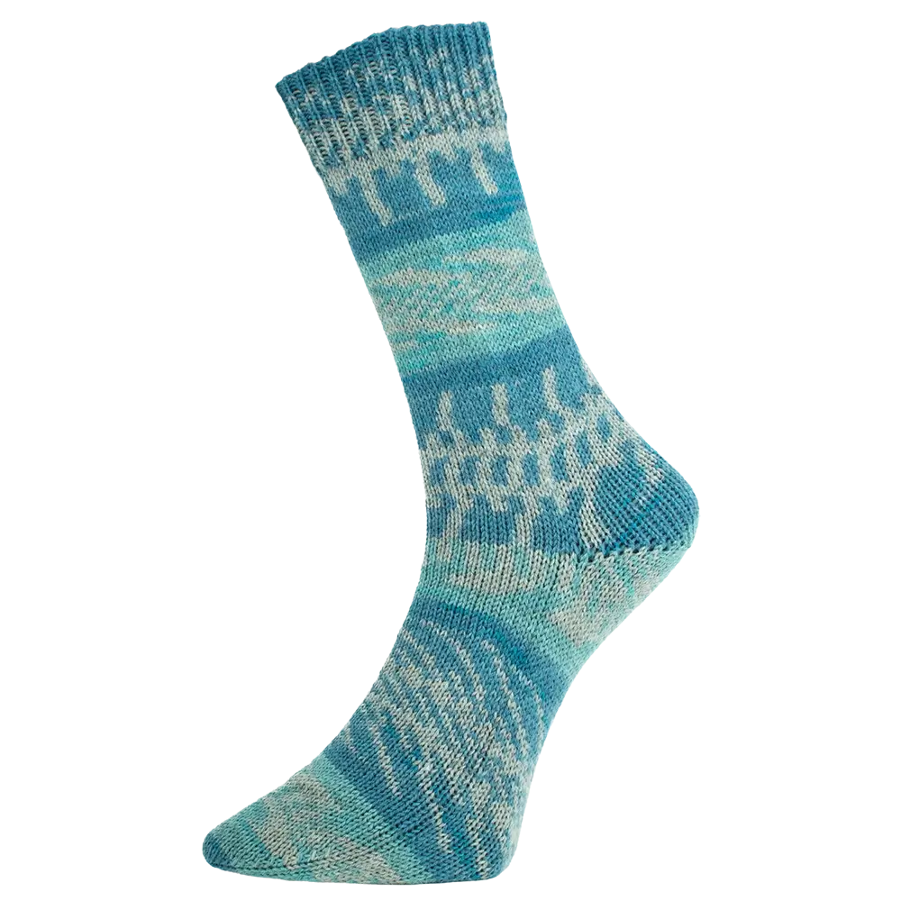 #Farbe_Pro Lana Golden Socks 4-fach Fjord Socks | 196 Petrol