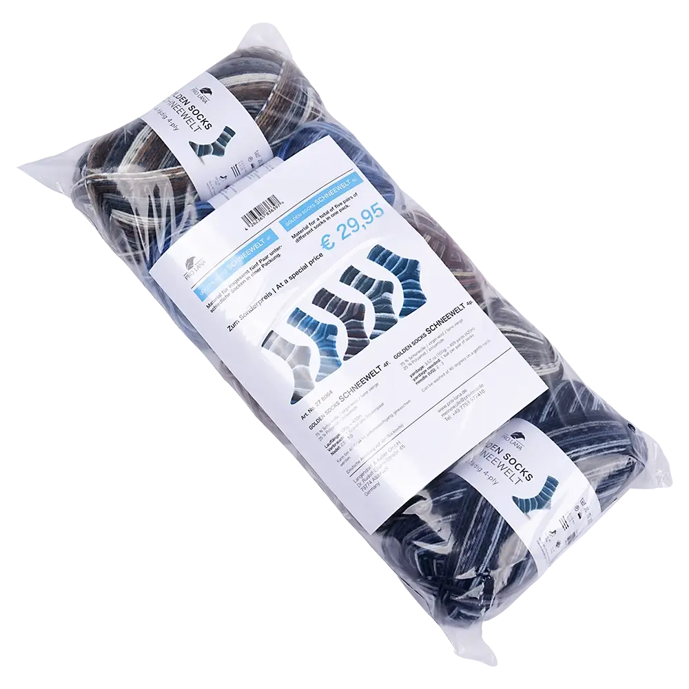 #Farbe_Pro Lana Golden Socks Schneewelt | 278064 5er Set