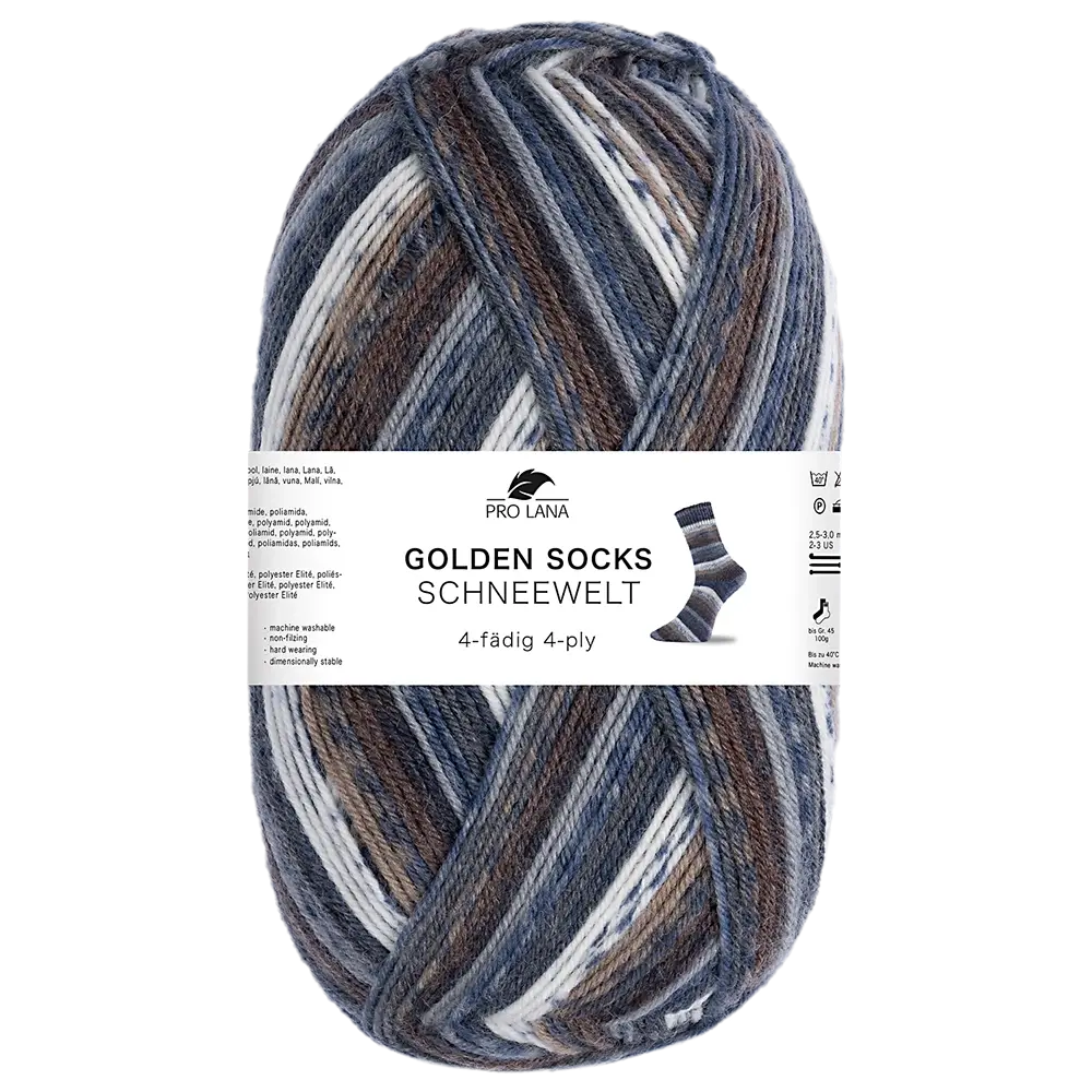 #Farbe_Pro Lana Golden Socks Schneewelt | 379B