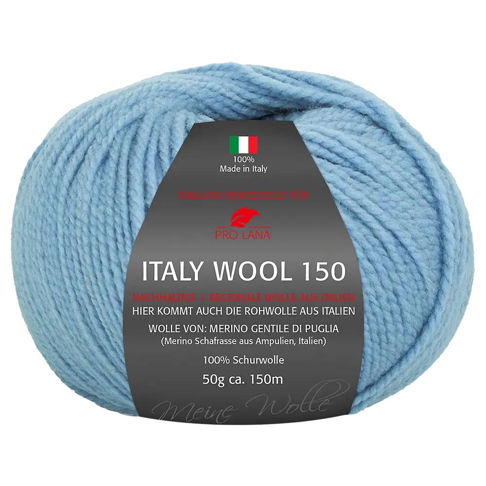 #Farbe_Pro Lana Italy Wool 150 | 157 Hellblau