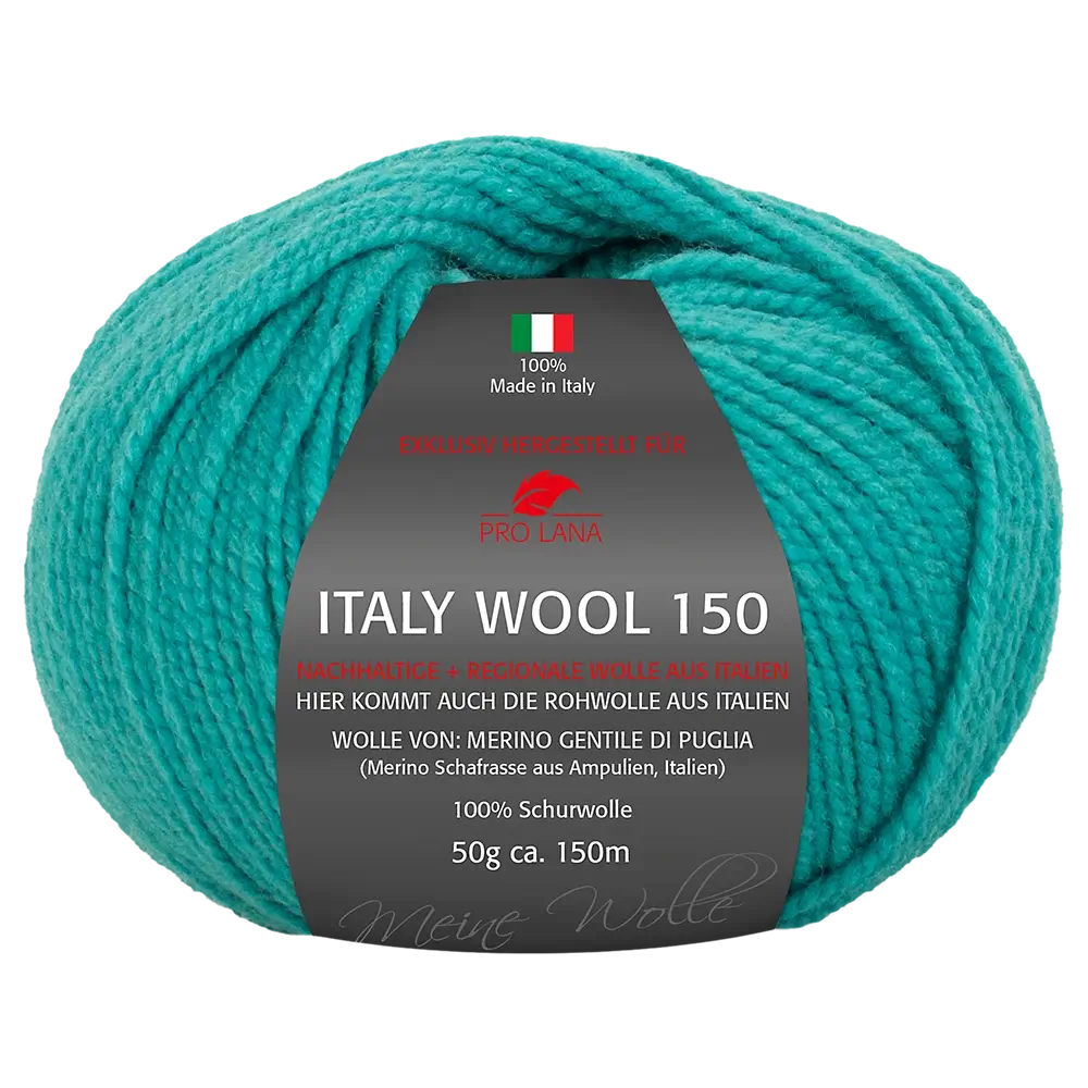 #Farbe_Pro Lana Italy Wool 150 | 163 Türkis
