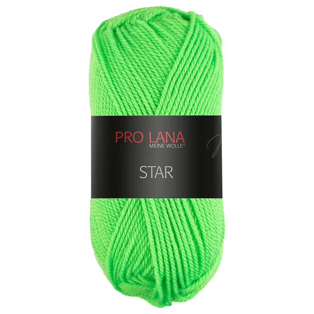 #Farbe_Pro Lana Star | 83 Neongrün