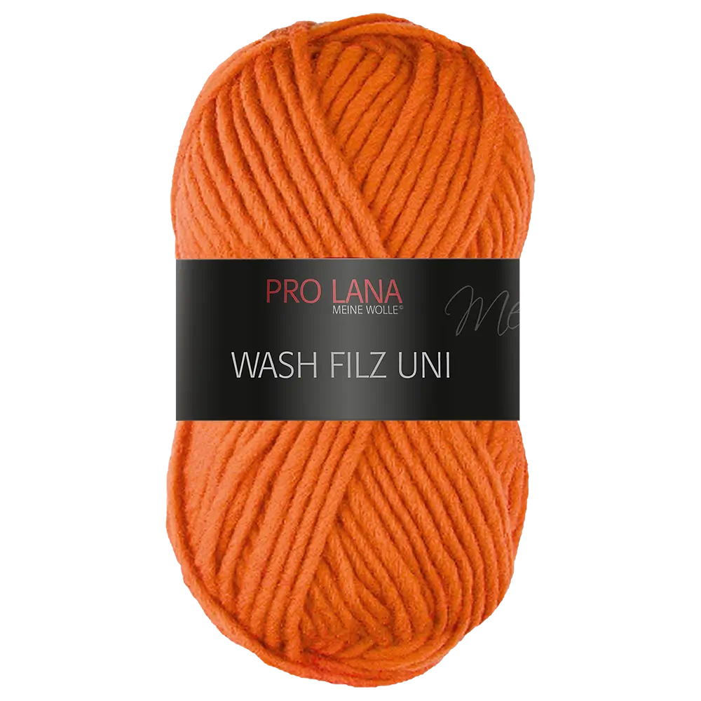 #Farbe_Pro Lana Wash Filz Uni | 127 Orange