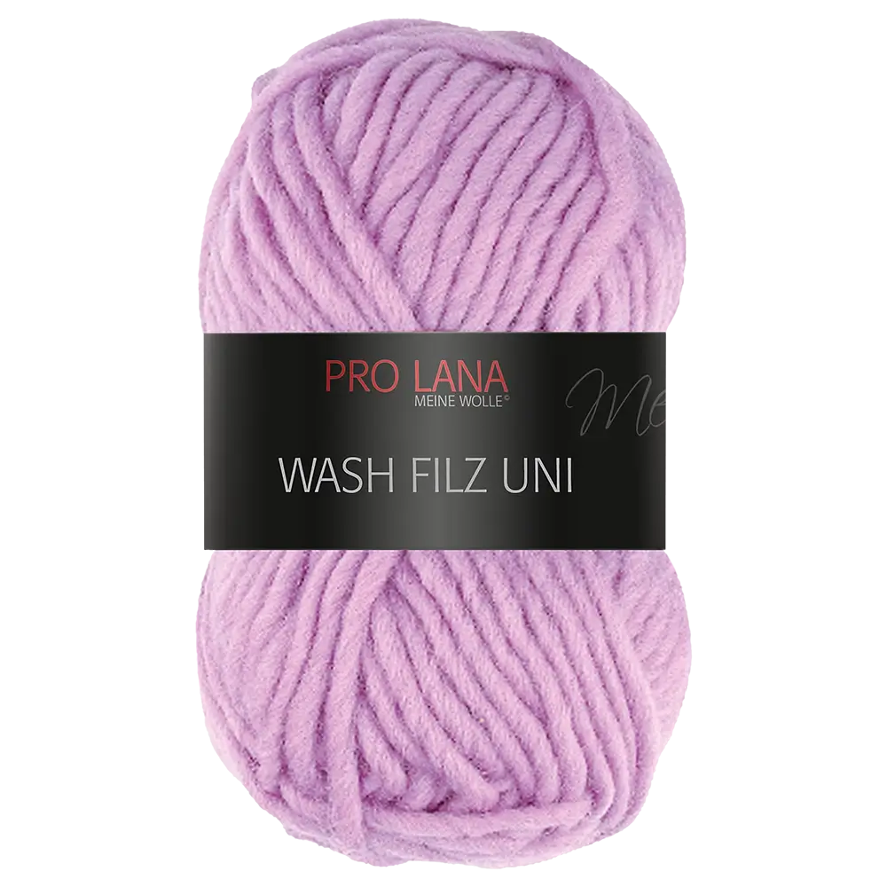 #Farbe_Pro Lana Wash Filz Uni | 143 Flieder