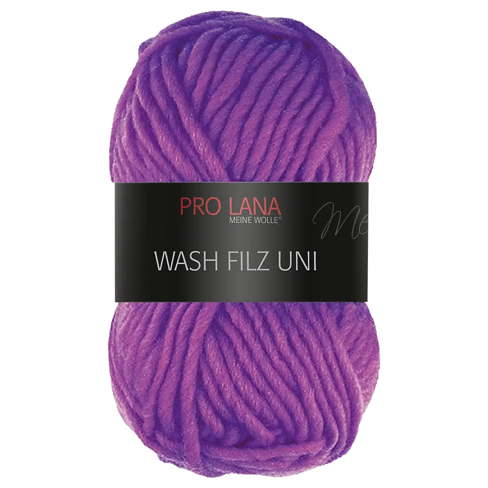 #Farbe_Pro Lana Wash Filz Uni | 147 Violett