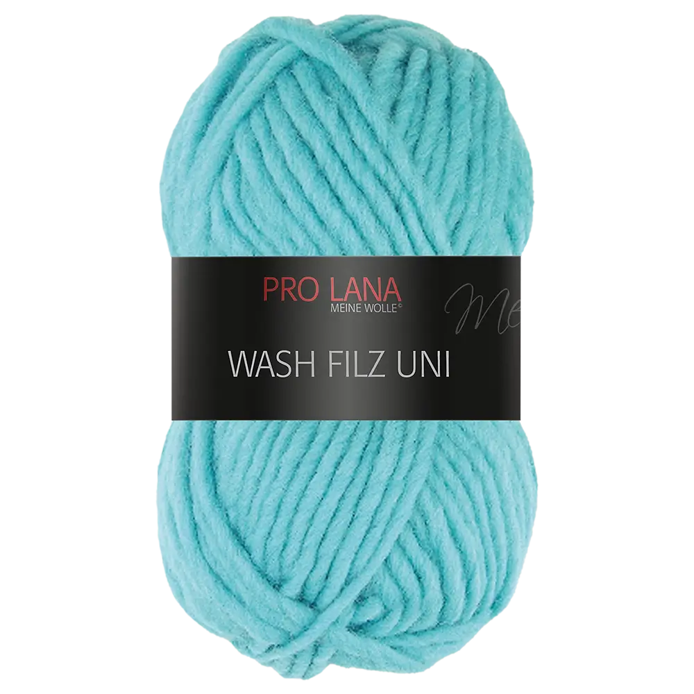 #Farbe_Pro Lana Wash Filz Uni | 156 Türkis