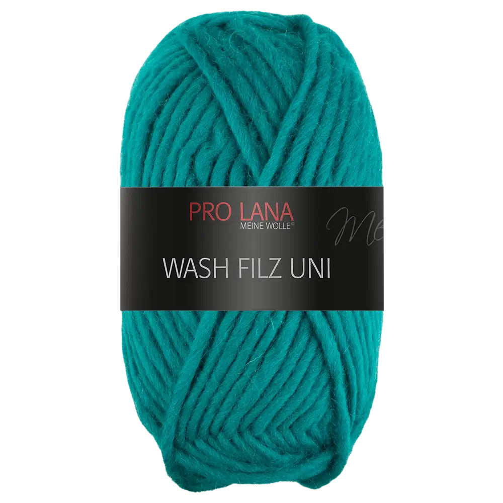 #Farbe_Pro Lana Wash Filz Uni | 166 Petrol