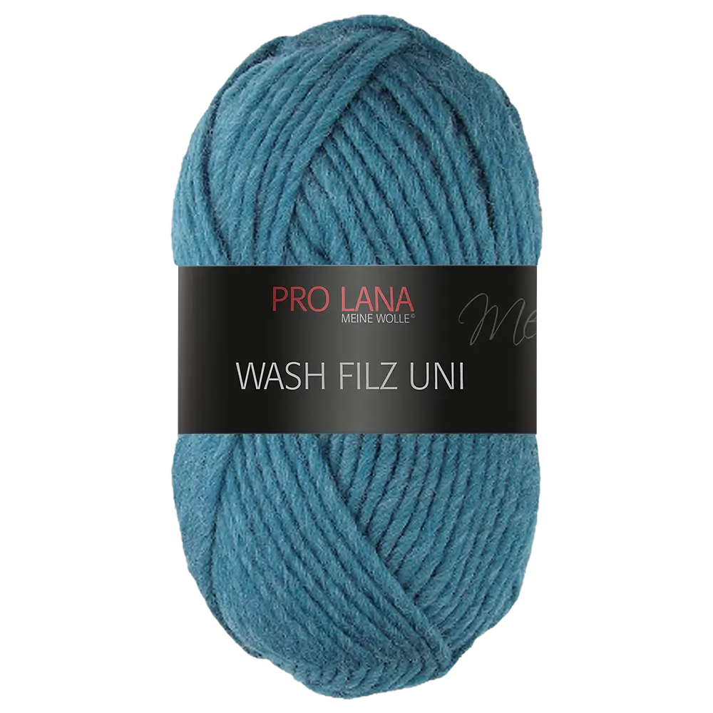 #Farbe_Pro Lana Wash Filz Uni | 169 Jeans