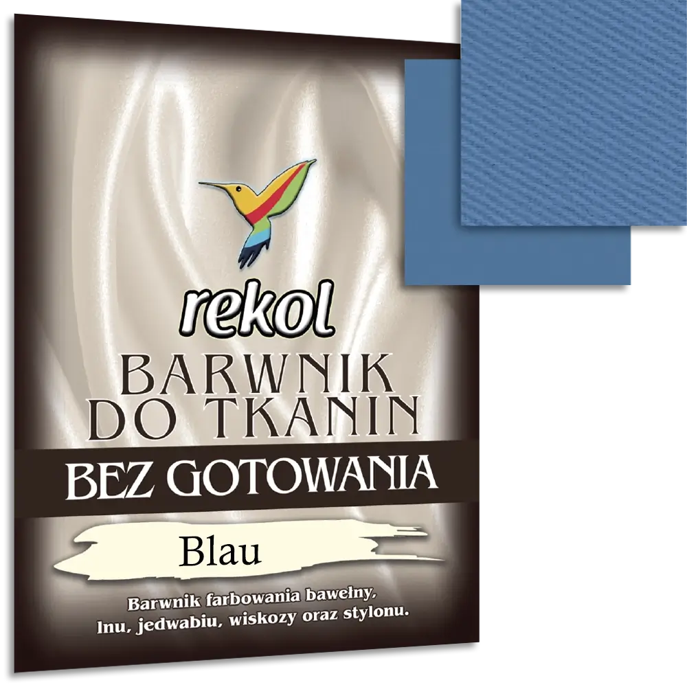 #Farbe_Rekol Textilfarbe ohne Kochen | Blau