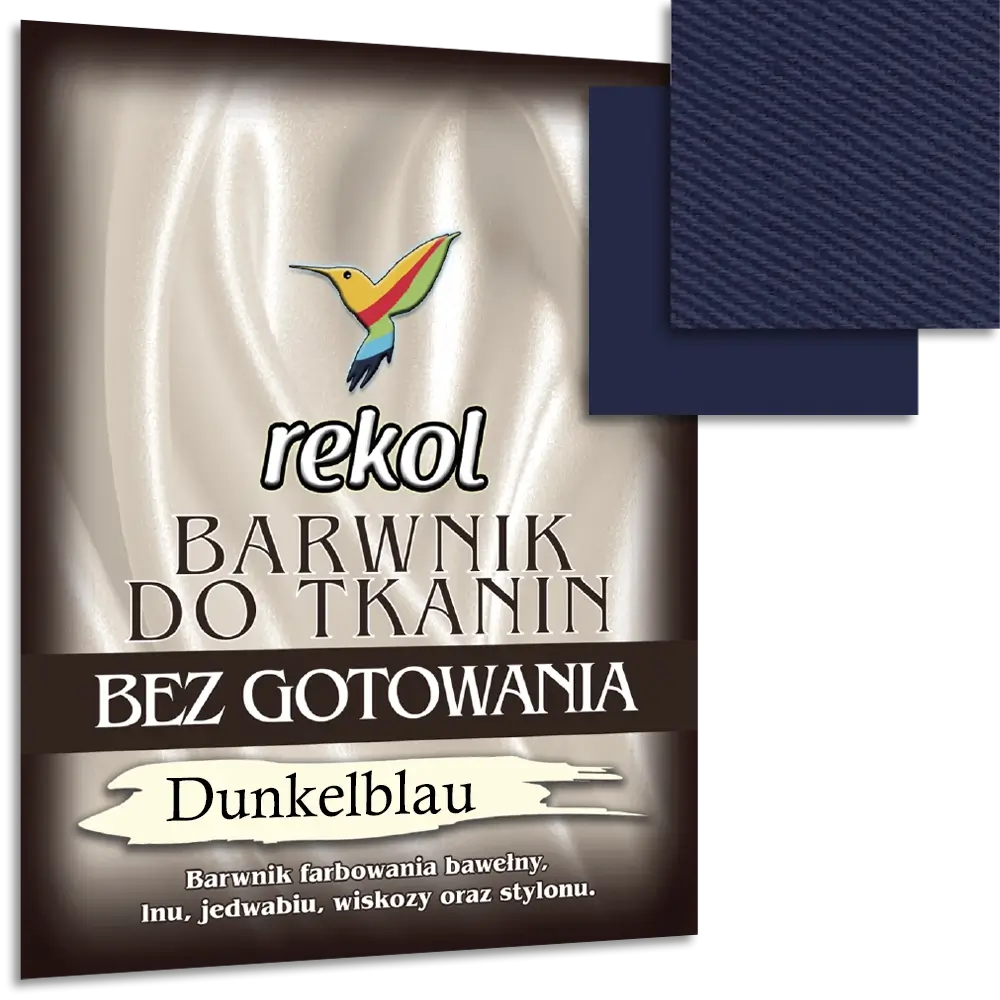 #Farbe_Rekol Textilfarbe ohne Kochen | Dunkelblau