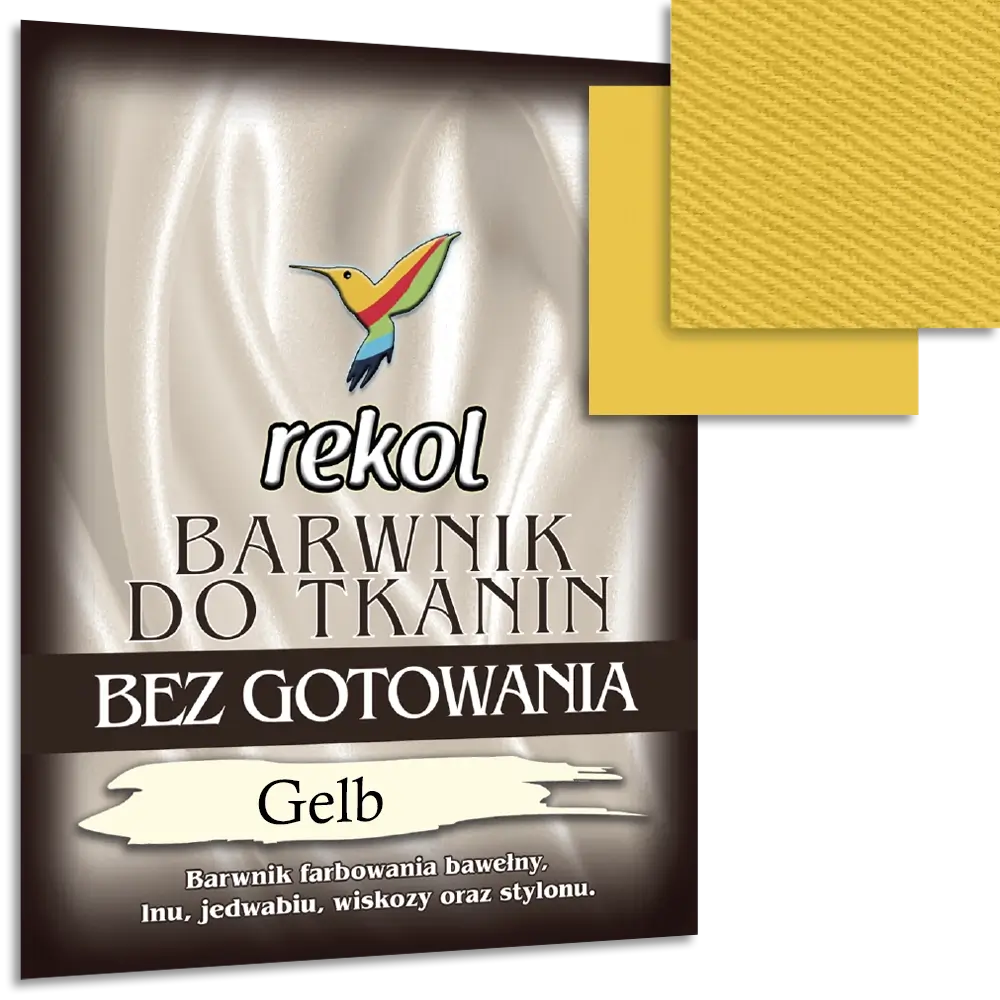 #Farbe_Rekol Textilfarbe ohne Kochen | Gelb