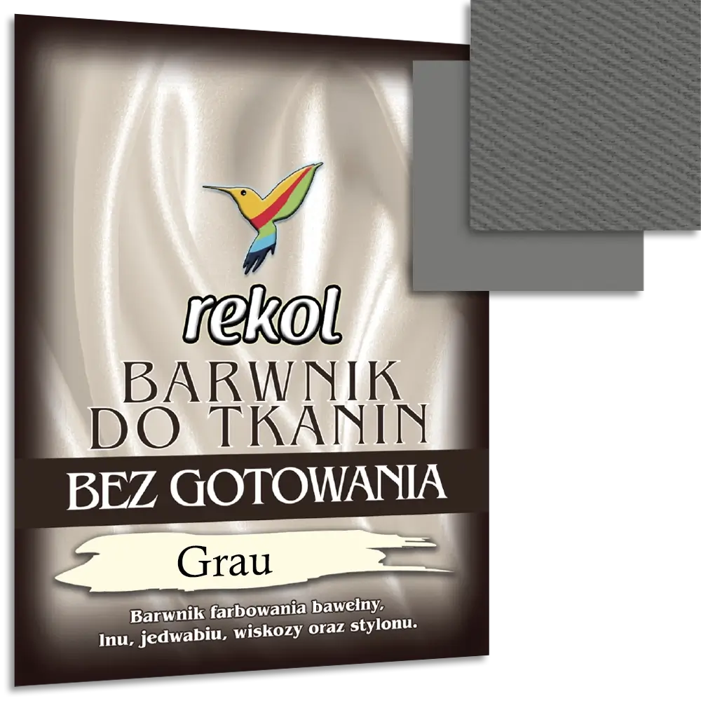 #Farbe_Rekol Textilfarbe ohne Kochen | Grau
