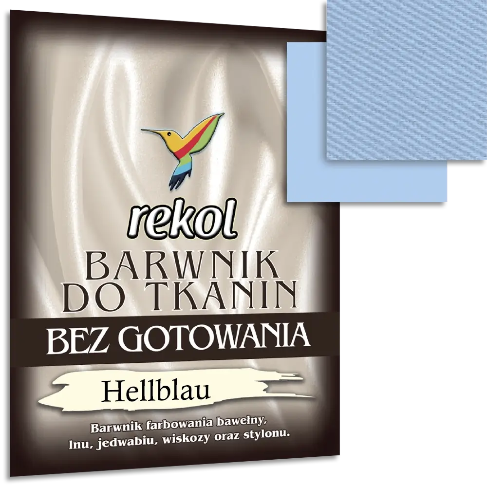 #Farbe_Rekol Textilfarbe ohne Kochen | Hellblau