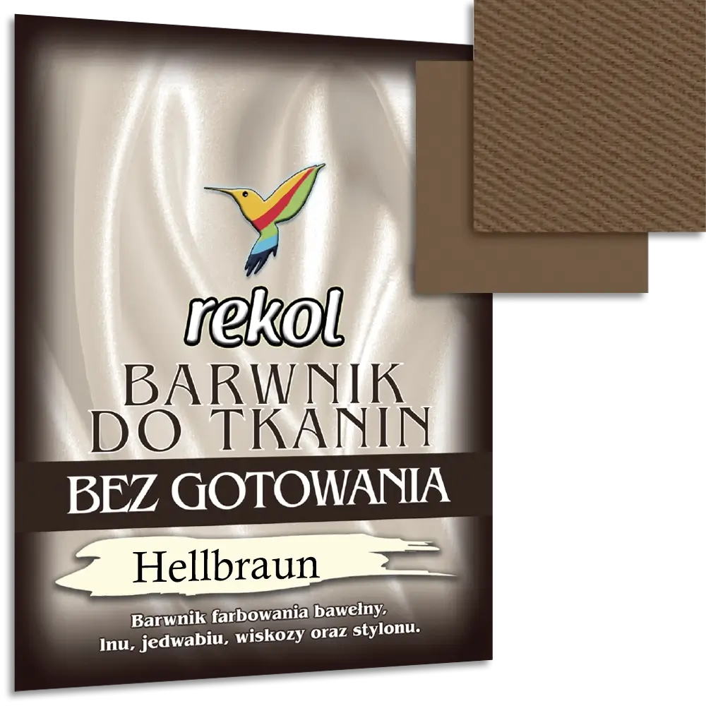 #Farbe_Rekol Textilfarbe ohne Kochen | Hellbraun