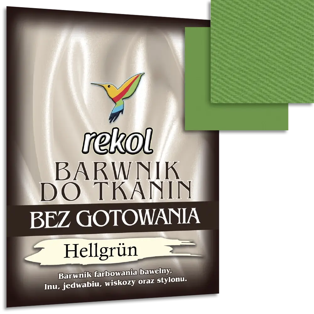 #Farbe_Rekol Textilfarbe ohne Kochen | HellgrĂźn
