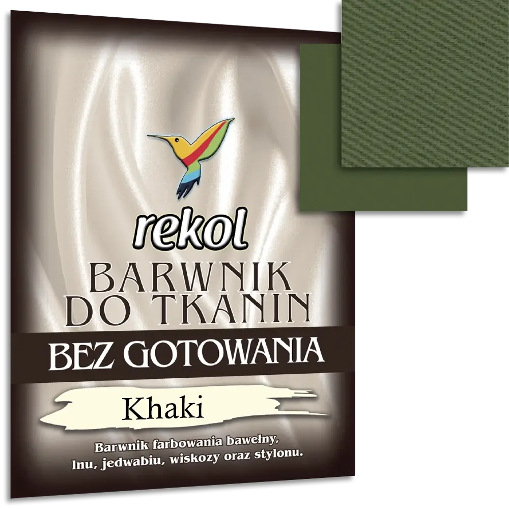 #Farbe_Rekol Textilfarbe ohne Kochen | Khaki