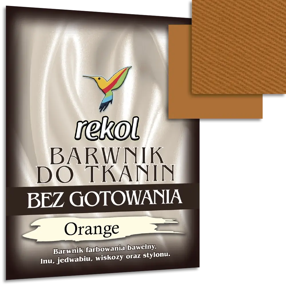 #Farbe_Rekol Textilfarbe ohne Kochen | Orange