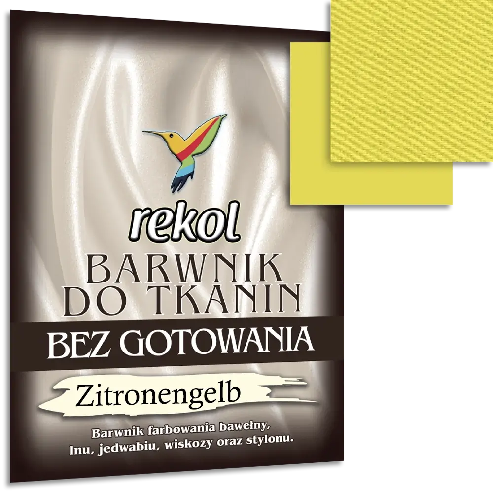 #Farbe_Rekol Textilfarbe ohne Kochen | Zitronengelb