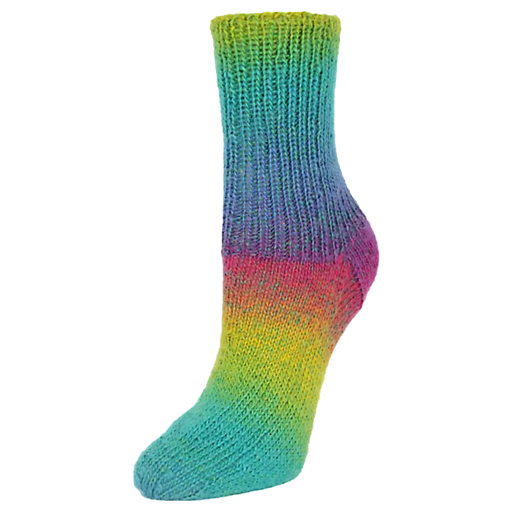 #Farbe_Rellana Flotte Socke Kolibri | 6204 Regenbogen