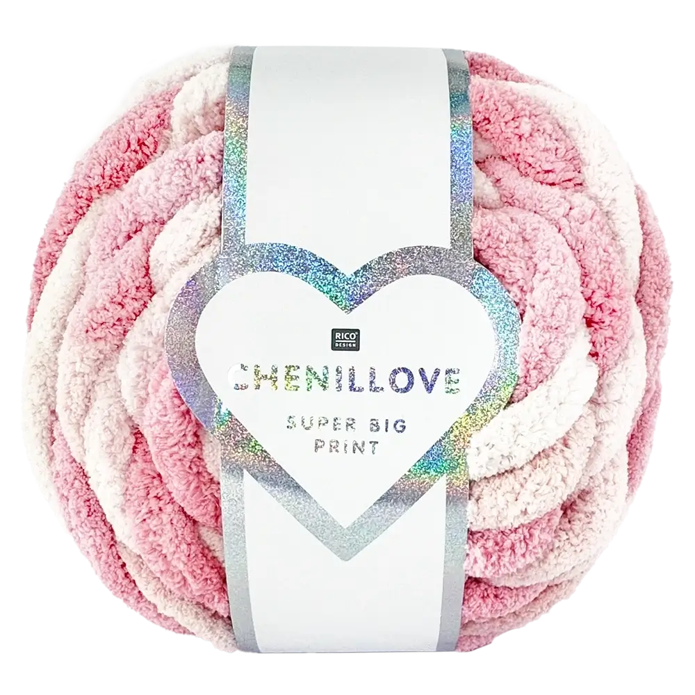 #Farbe_Rico Design Chenillove Super Big | 002 Rosa Print