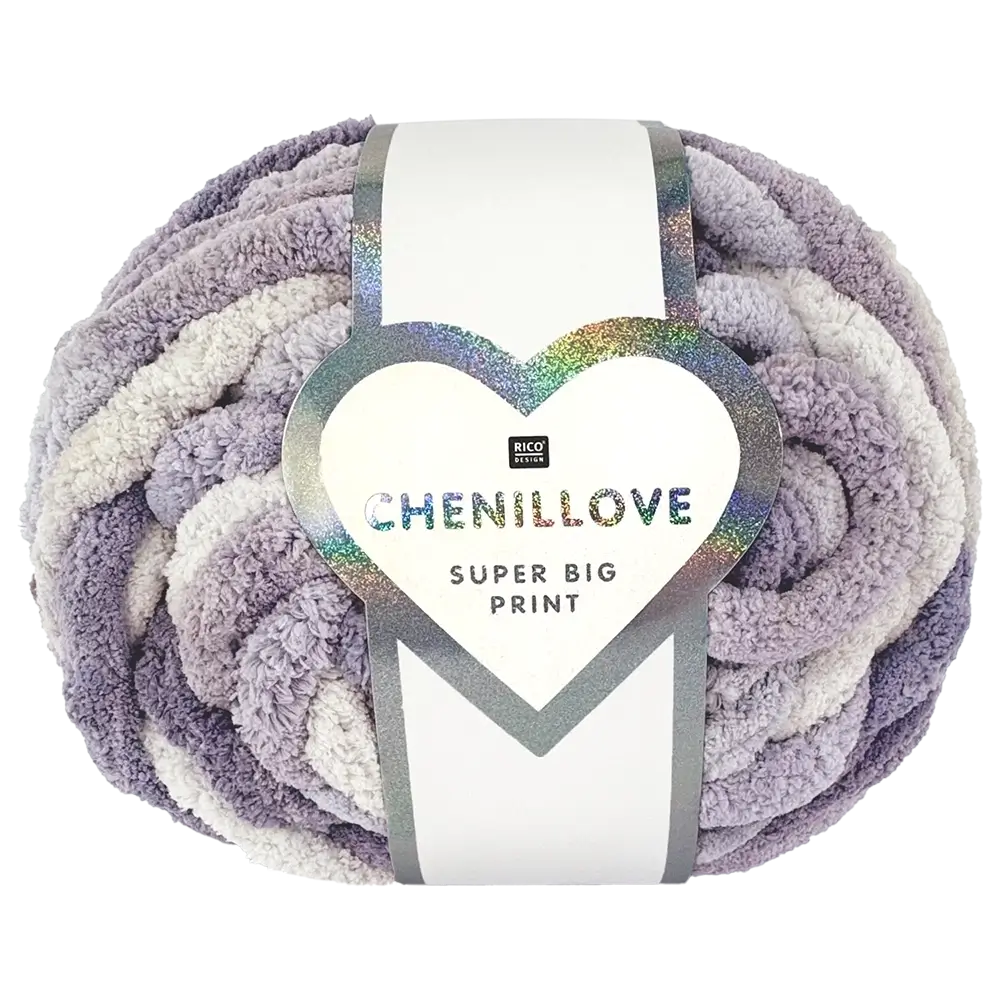 #Farbe_Rico Design Chenillove Super Big | 003 Lila Print