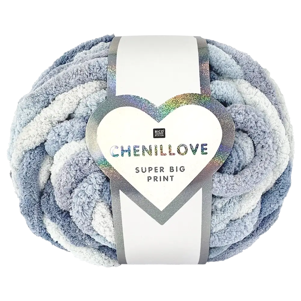 #Farbe_Rico Design Chenillove Super Big | 004 Blau Print