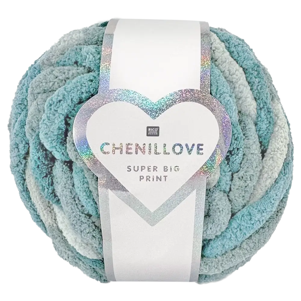 #Farbe_Rico Design Chenillove Super Big | 005 Aqua Print