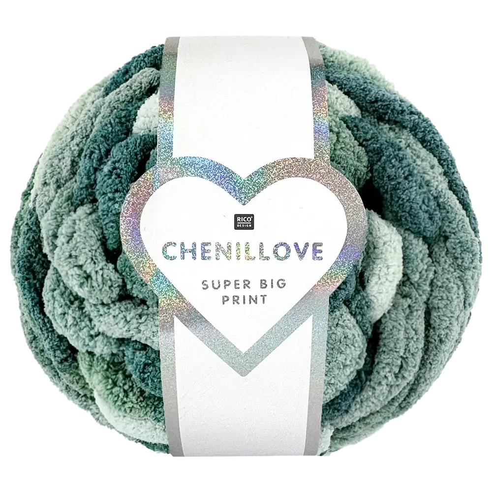 #Farbe_Rico Design Chenillove Super Big | 006 Efeu Print
