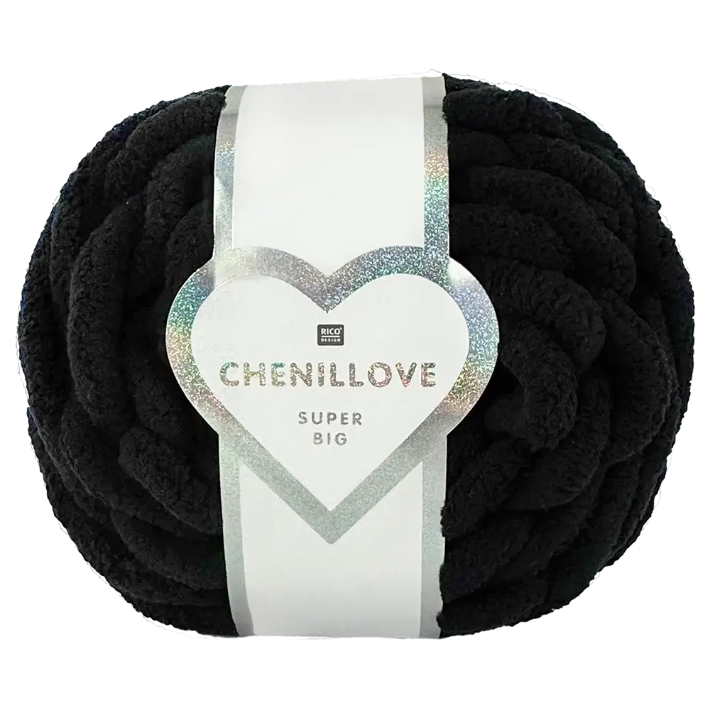 #Farbe_Rico Design Chenillove Super Big | 008 Schwarz