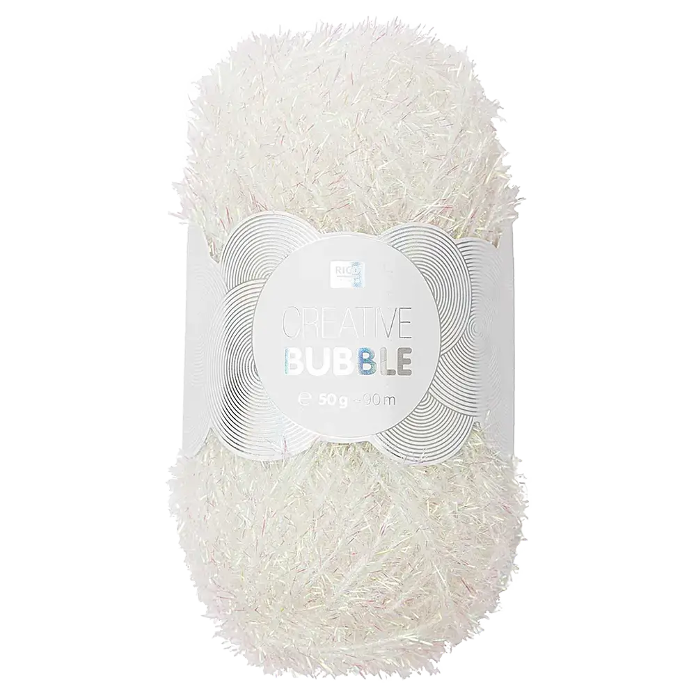 #Farbe_Rico Design Creativ Bubble | 013 Weiß irisierend