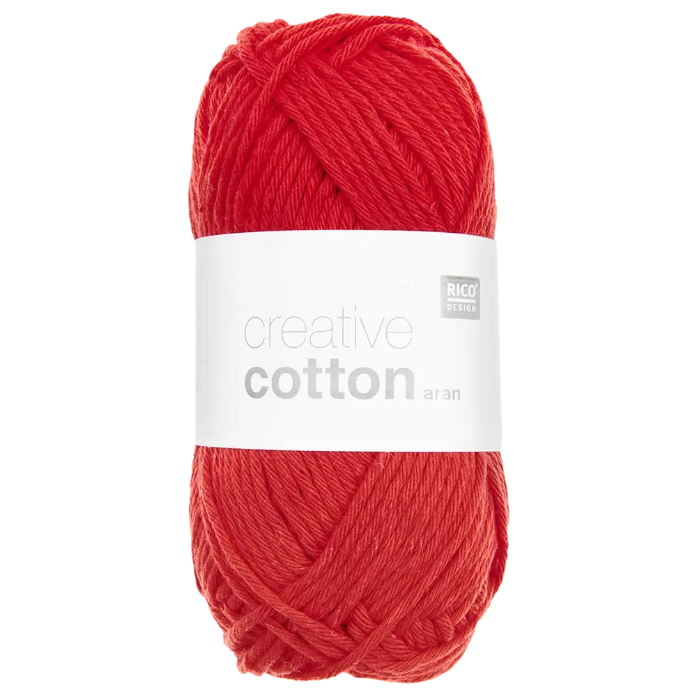 #Farbe_Rico Design Creative Cotton Aran | 05 Rot